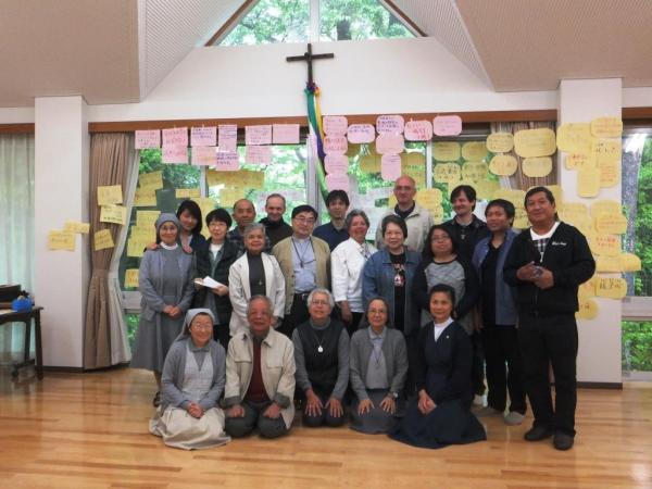 お世話になったヨゼフ山の家のシスター間野も加わって♪